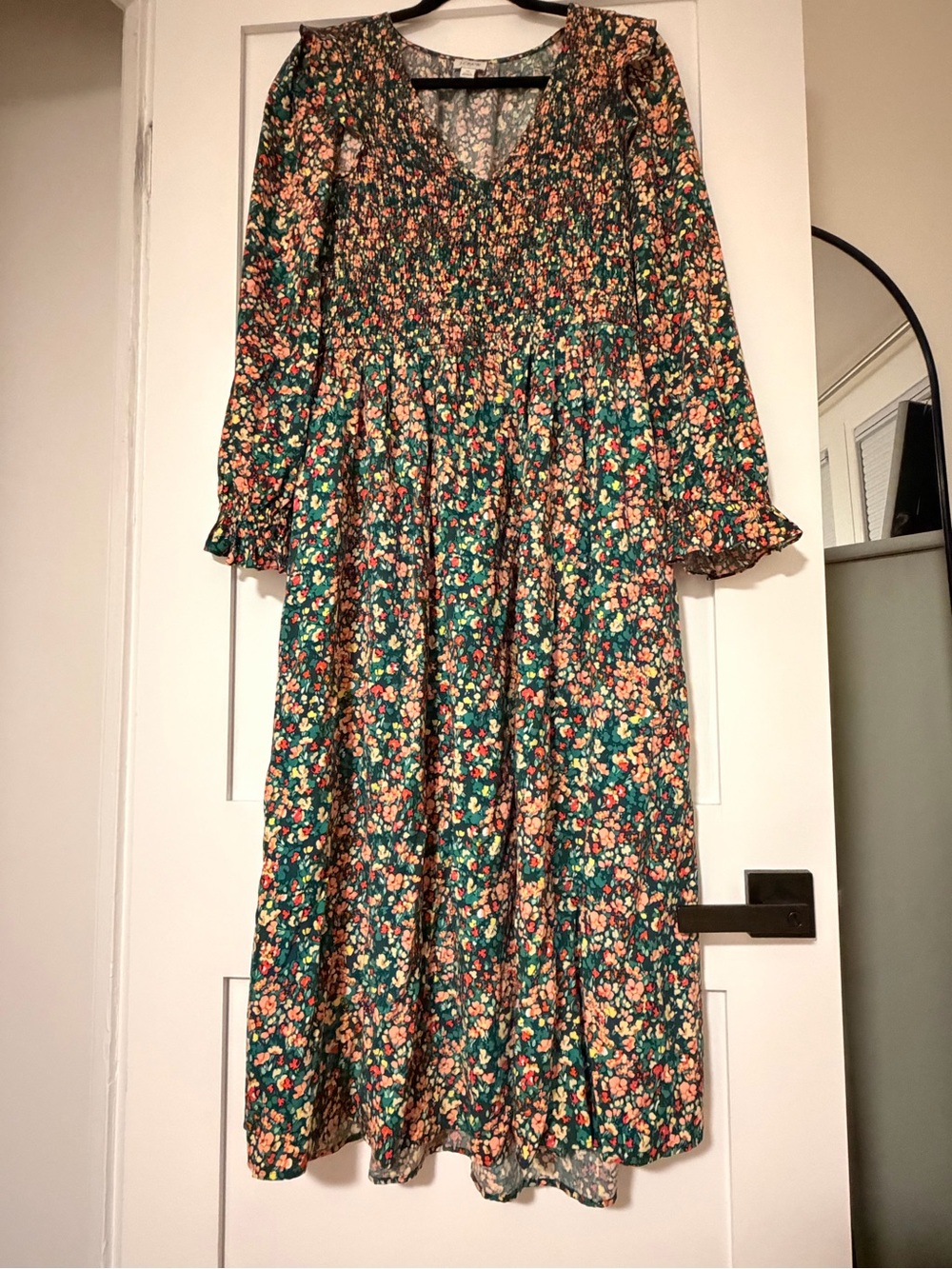 J.Crew Floral Midi Dress